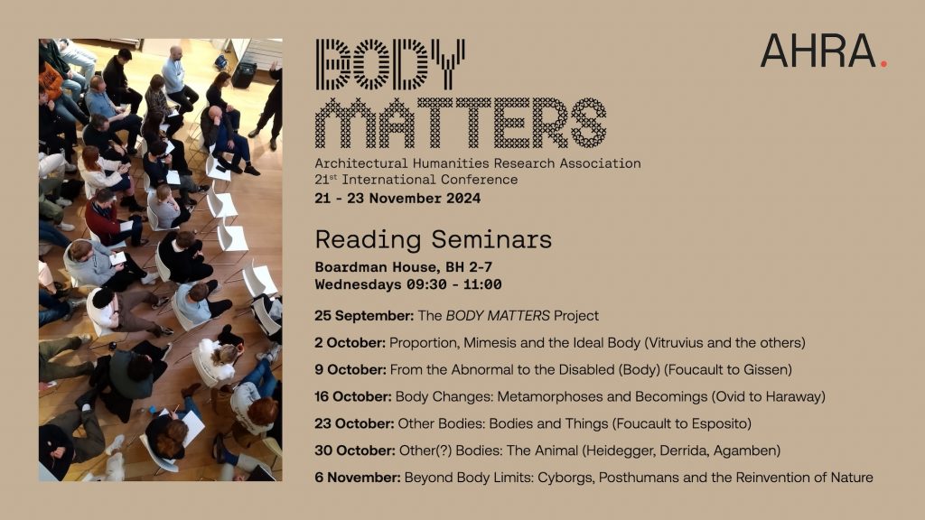 Body Matters Reading Seminars Boardman House